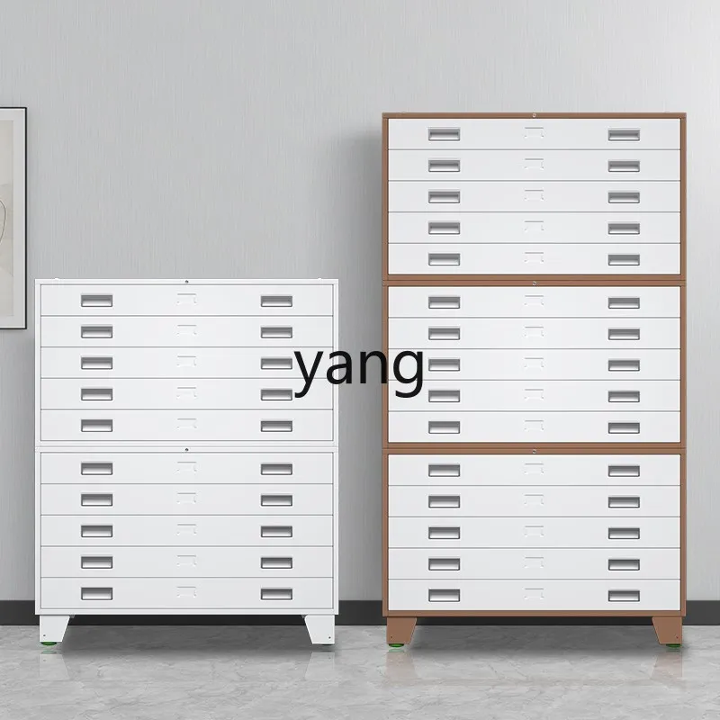 Yjq Base Drawing Engineering Data Drawing Drawer Document Storage Map Cabinet Calligraphy and Painting Storage