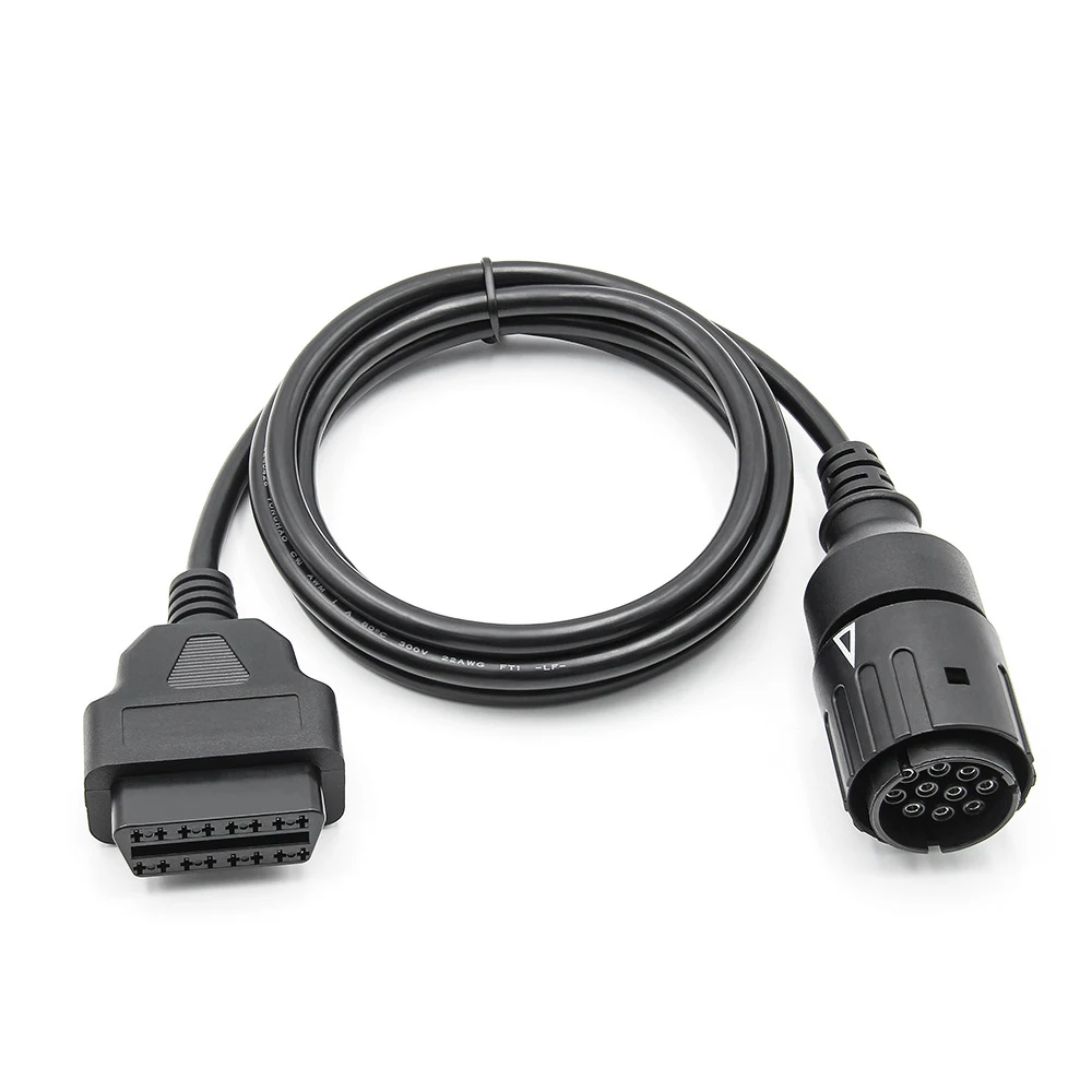 ICOM-D de Cable de 10 pines para motocicletas BMW, conector OBD 2, OBD2, escáner ODB2