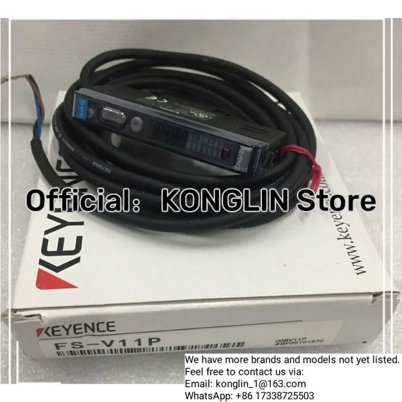

【Contact Us For Additional Models】 1PC Keyence FS-V11P Optical Fiber Amplifier New FSV11P