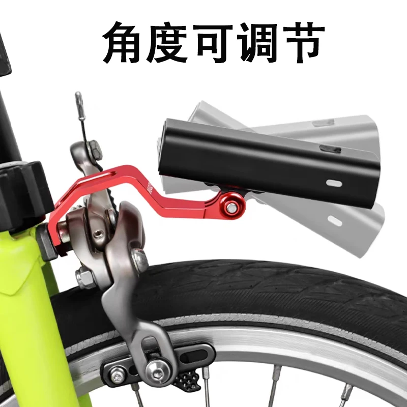 

Front Light Holder Bike Fork Mount Bracket Headlight Camera Eyelet Mount for Brompton Folding Bike accessories