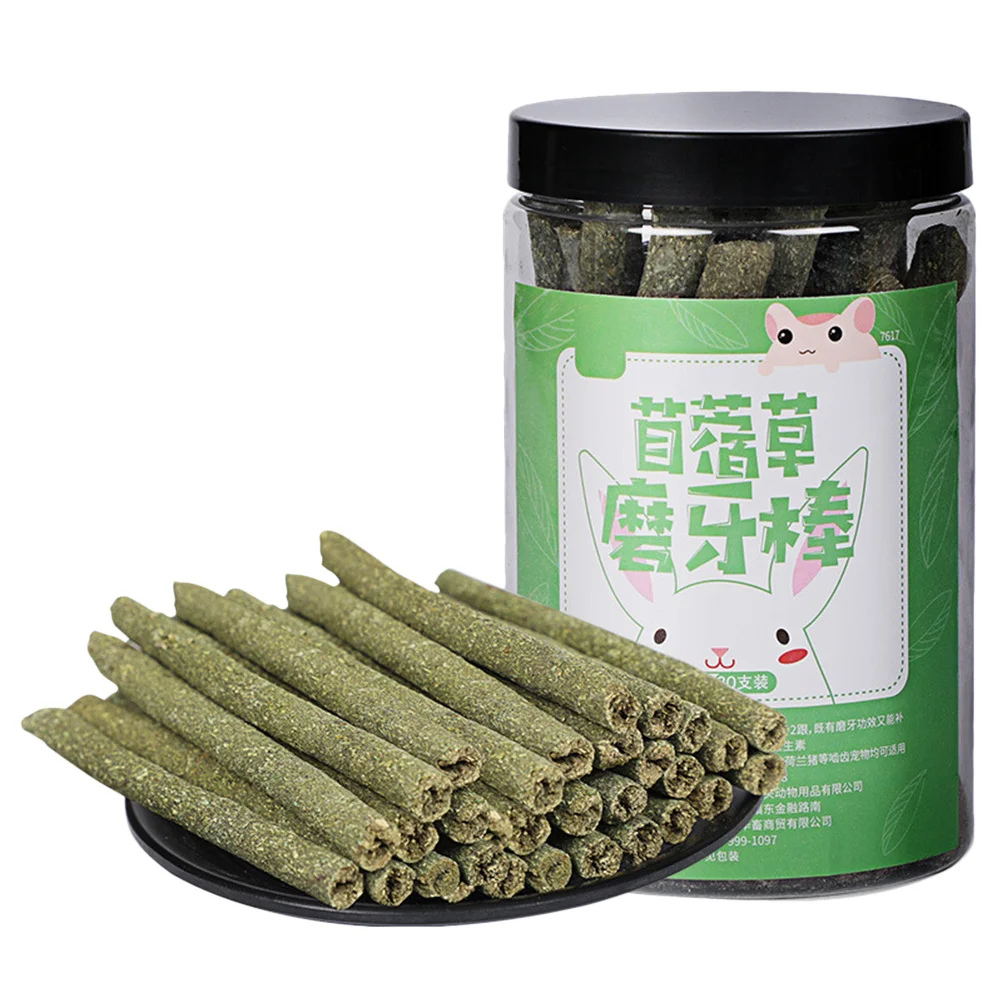 

20pcs Natural Stick Chew Treats For Rabbit Hamster Guinea Pig Chinchilla Squirrel Molar Health Gastrointestinal Care