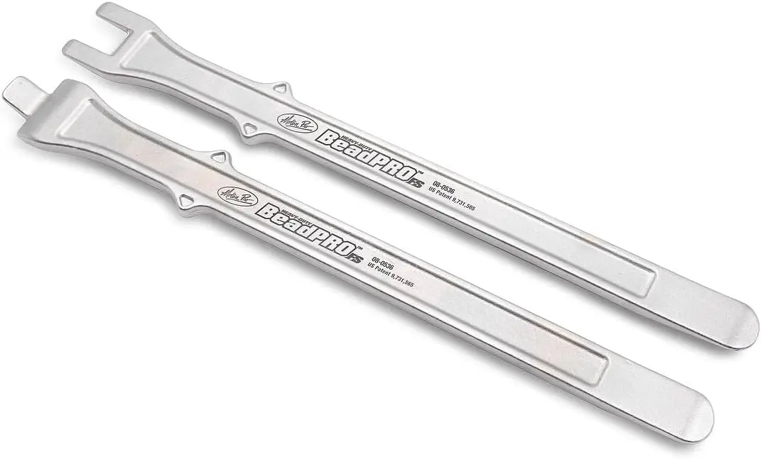 

Forged Steel Tire Bead Breaker & Lever Tool Set for Motorcycles, 16" Handles