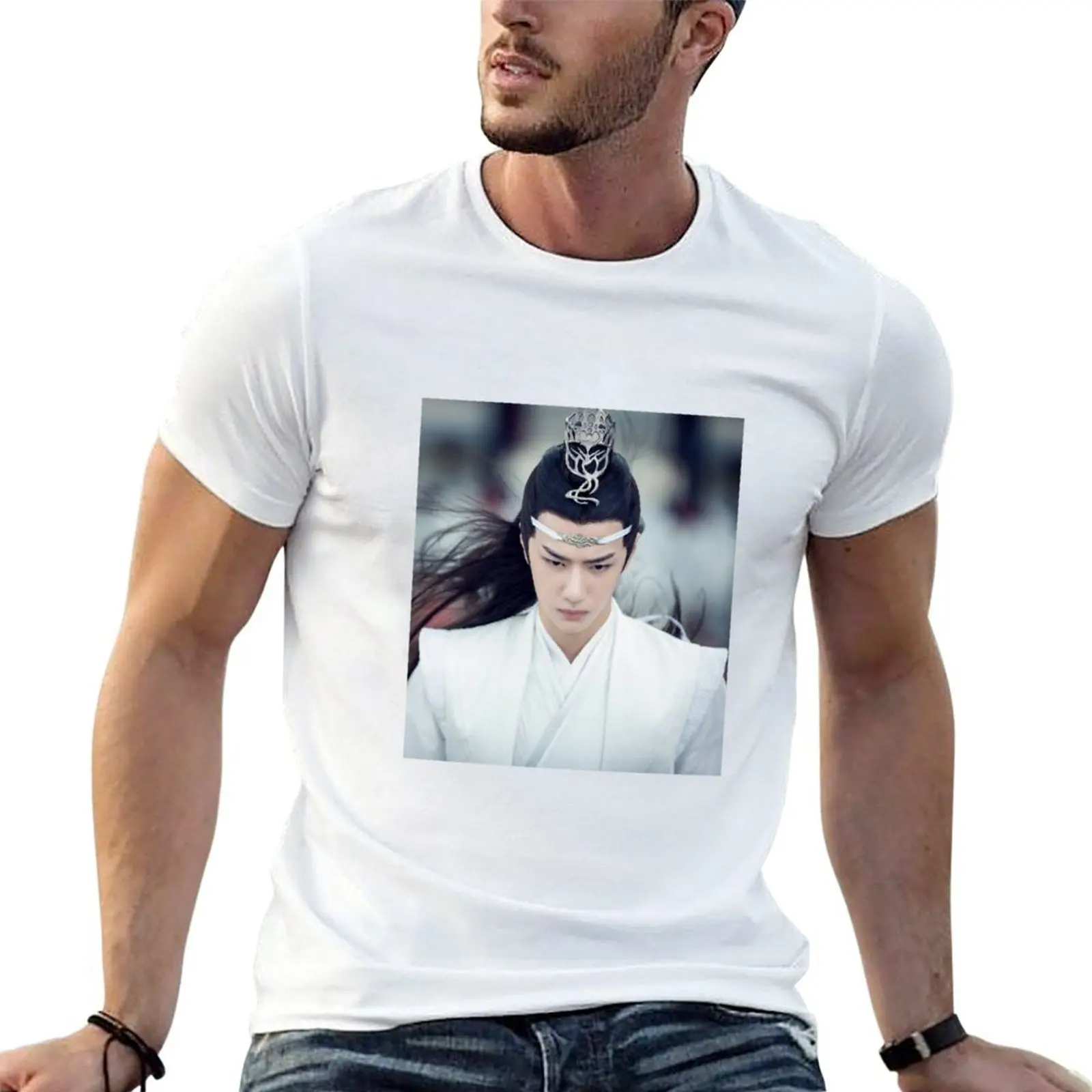 

The Untamed Wang Yibo 1 T-Shirt t shirts with prints funny t shirts cotton T-Shirt
