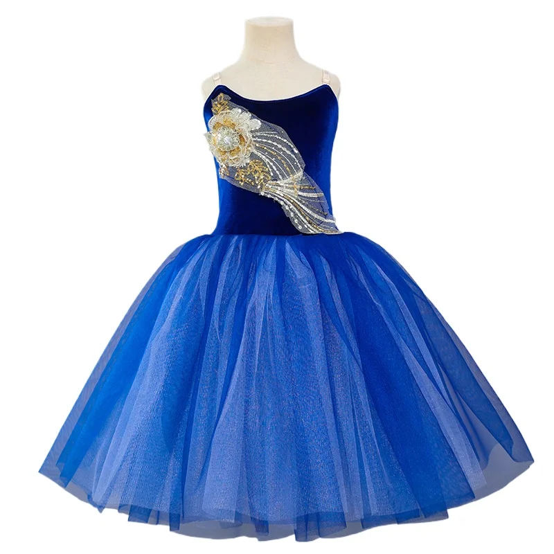 

Ballet TutuChildren's Day Ballet Dress Kids Tutu Puffy Dance Wear Princess DressesGirls Summer Performance Clothes Girl Vestidos