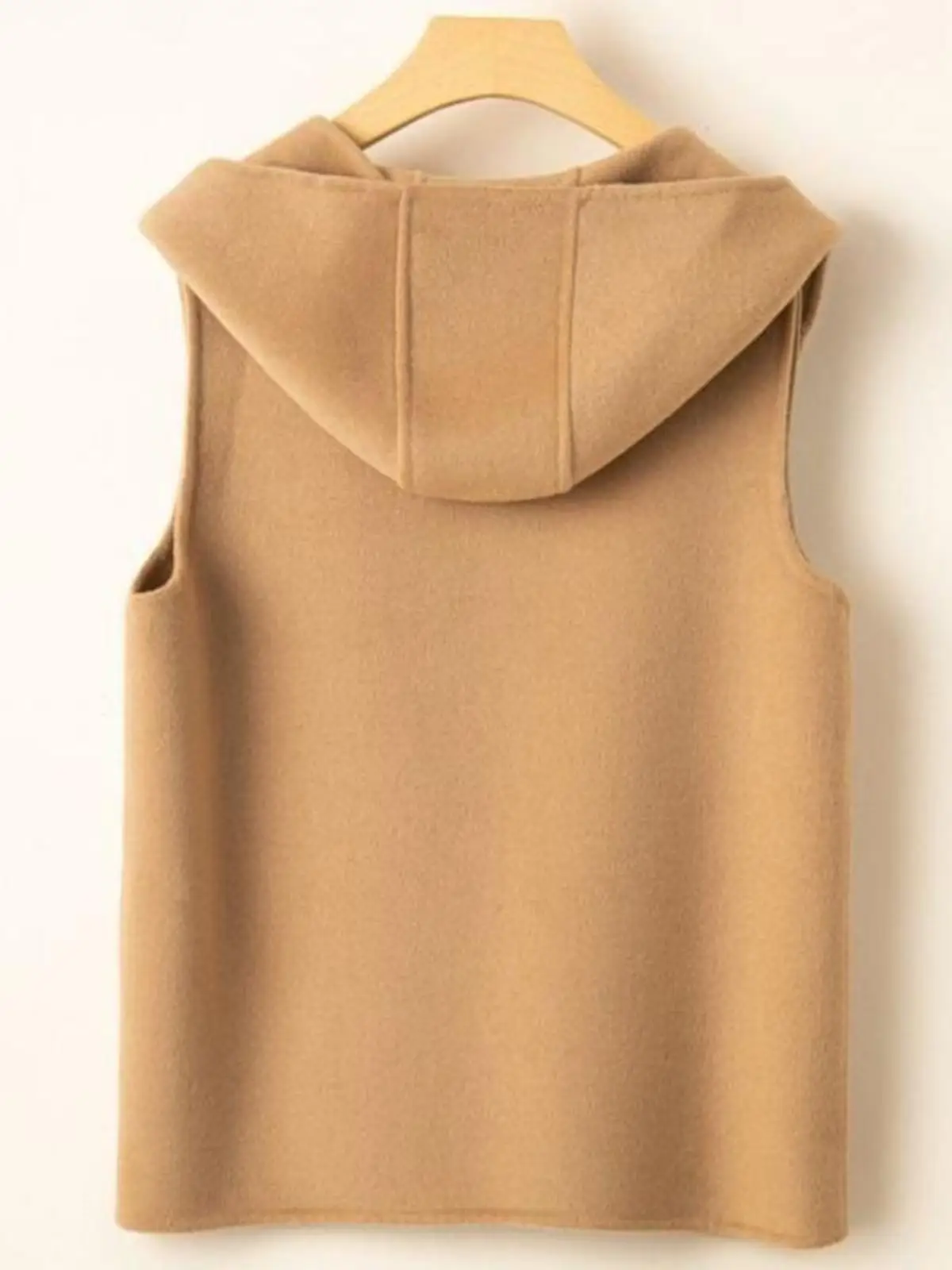 한국 스타일 캐주얼 후드 조끼 신상 가을 겨울 나이 감소 다용도 얇은 울 아우터웨어