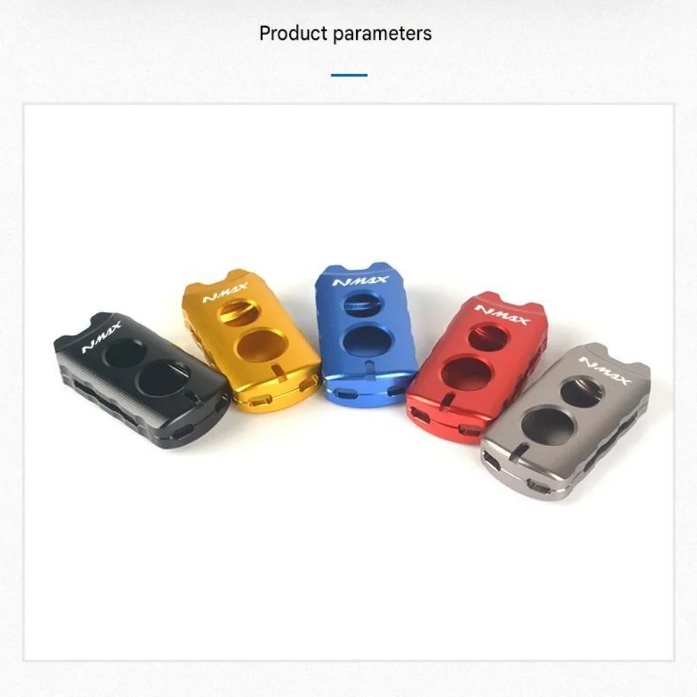 For NMAX155 XMAX125/250/300/400 Precise CNC Cutting Key Case Perfect Fit Original Smart Key Without Signal Interference Riding