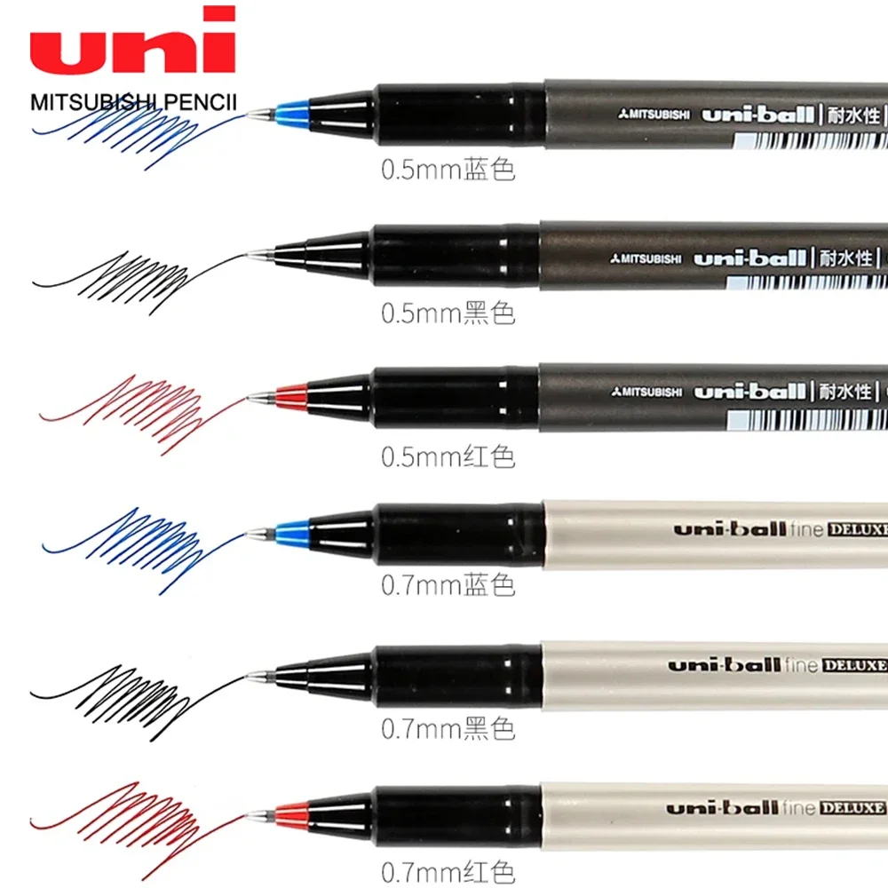 1 Pc Japan UNI UB-155/UB-177 Gel Pen Quick Drying 0.5mm/0.7mm School Acsesories Back To School Stationery Office Accesorios