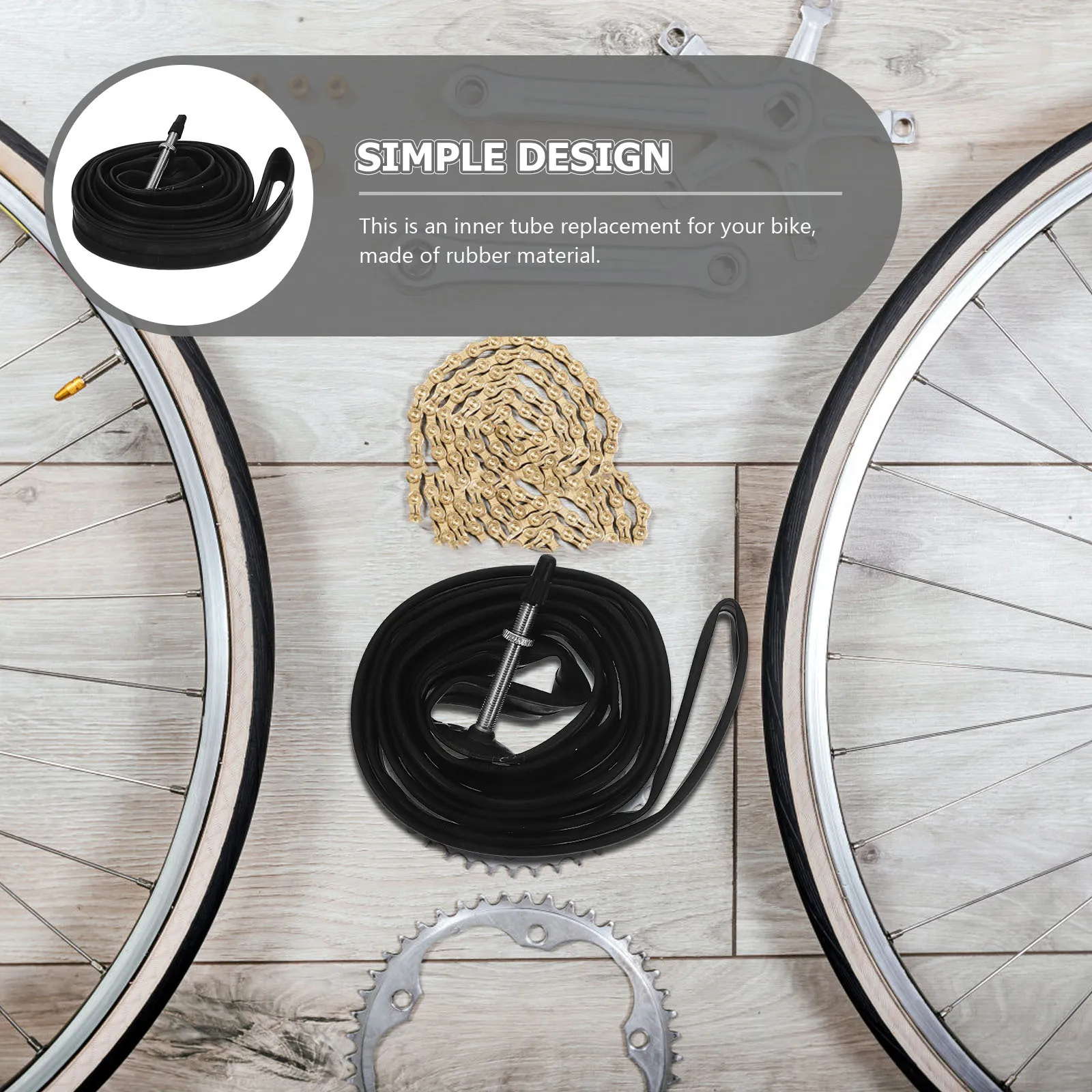 

Ultra Lightweight Cycling Inner Tube Fv48 Practical Bike Tire Replacement Convenient for 700c Sports Outdoor