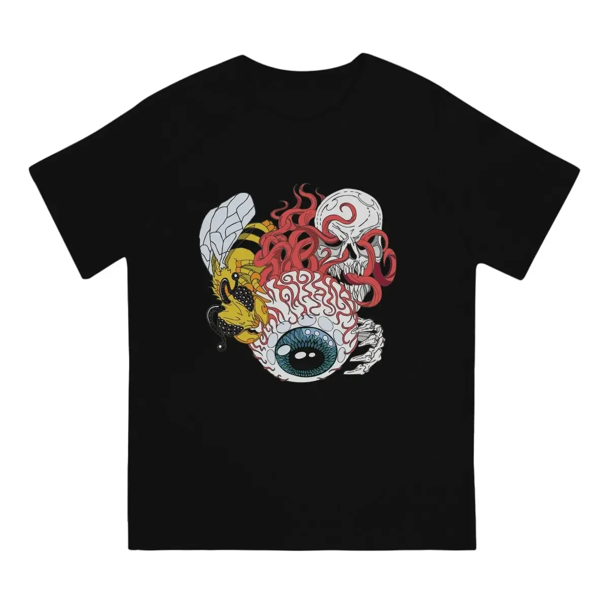 Terrarias Men's TShirt Eye Individuality T Shirt Harajuku Sweatshirts HipsterHigh Quality 100%Cotton Short Sleeve