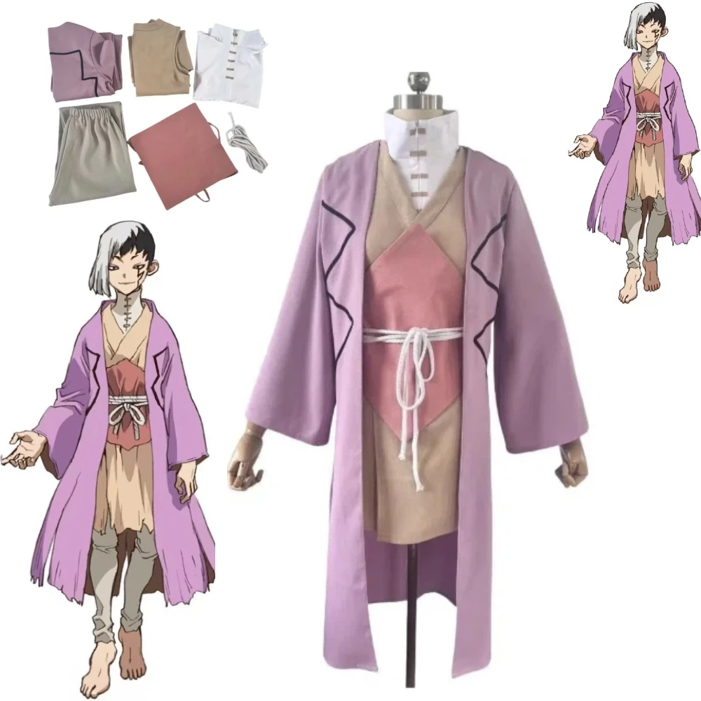 costume-cosplay-anime-dr-stone-gen-asagiri-con-cintura-maglietta-interna-e-accessori-set-completo-per-halloween-e-giochi-di-ruolo