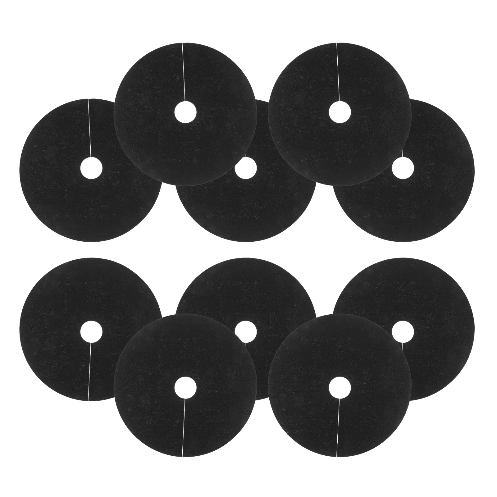 10 قطع من نسيج حاجز الأعشاب البيئية: غطاء أرضي غير منسوج قابل للتنفس لحديقة البستان الاحتفاظ بالرطوبة وحماية الجذر وقابل لإعادة الاستخدام