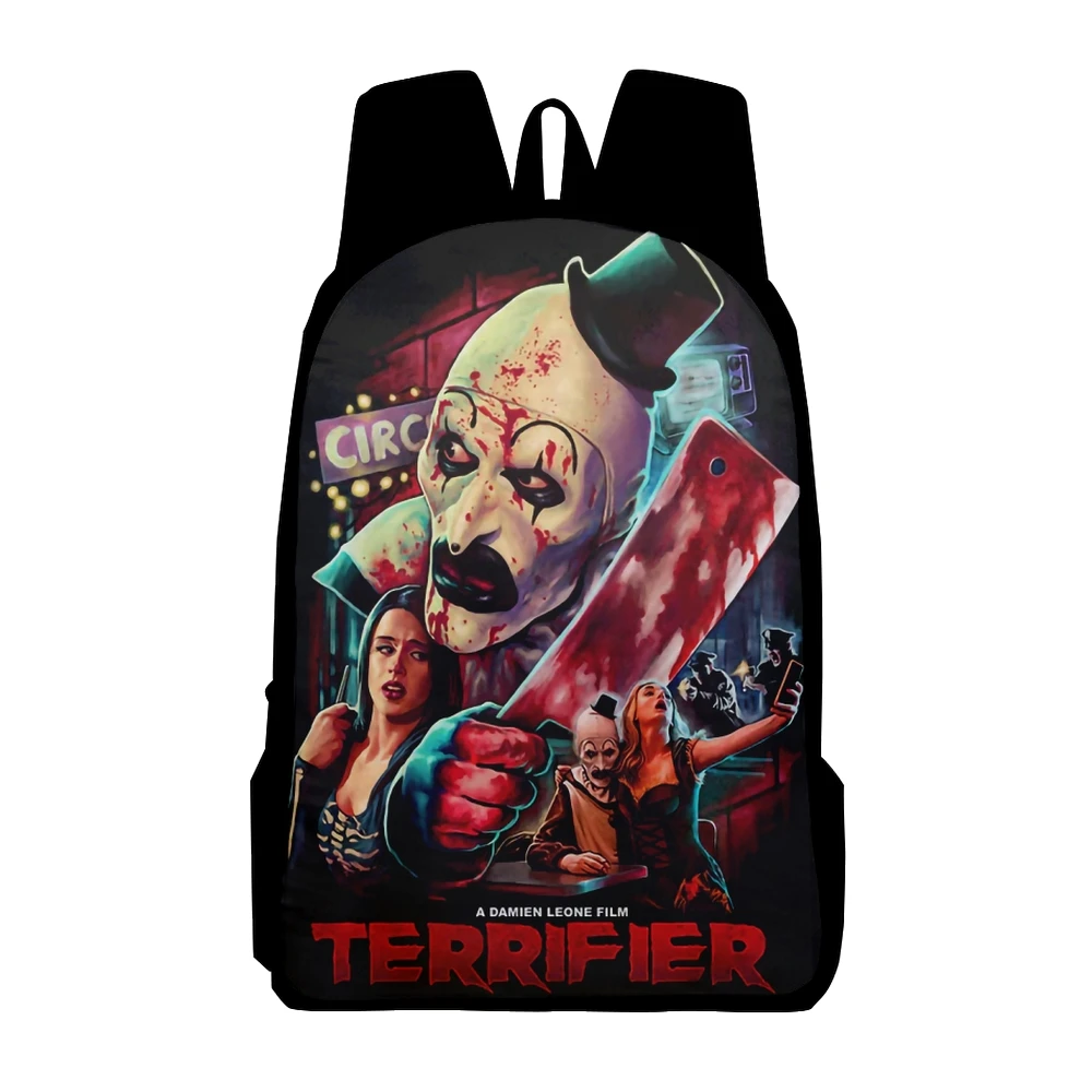 

Terrifier Everybody Loves A Clown Classic Backpack Adult Kids School Bags Unisex Harajuku Daypack Children 2023 New Bags