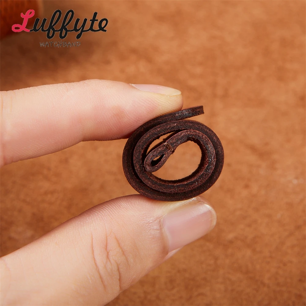 Confortável nova pulseira de couro de bezerro macio 20mm 22mm negócios casual pulseiras pulseira de substituição