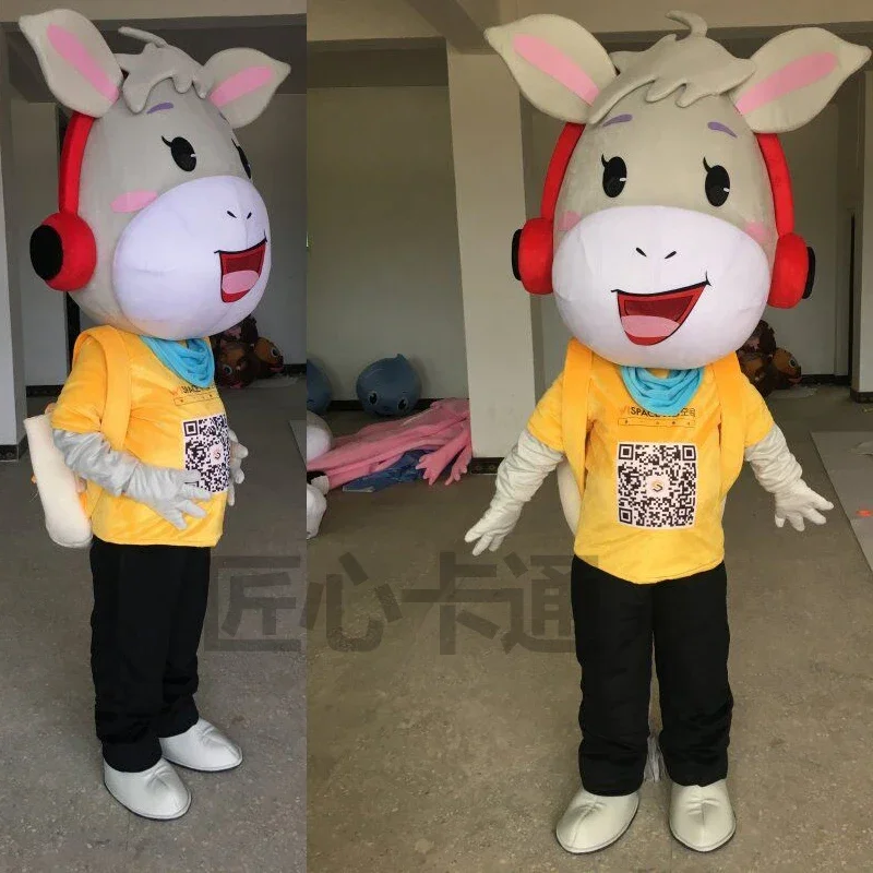 

Cosplay Costume Donkey Cartoon Character Mascot Costume Cosplay Mascot Custom Products for Halloween Party Advertising Event