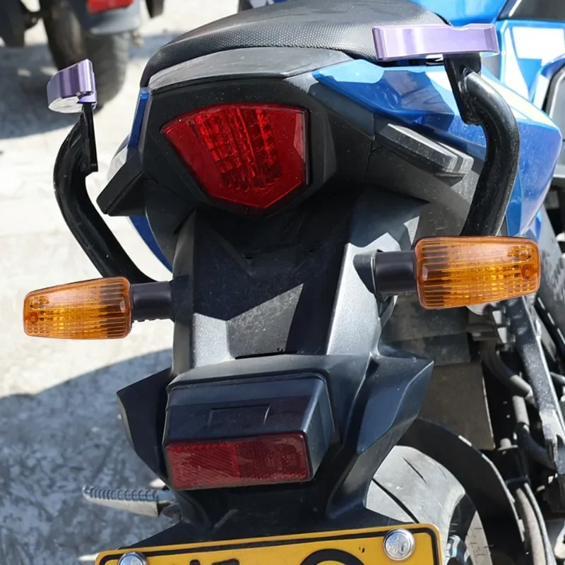 Clignotant de moto 12V, clignotant étanche ambre, indicateurs de moto, feux arrière