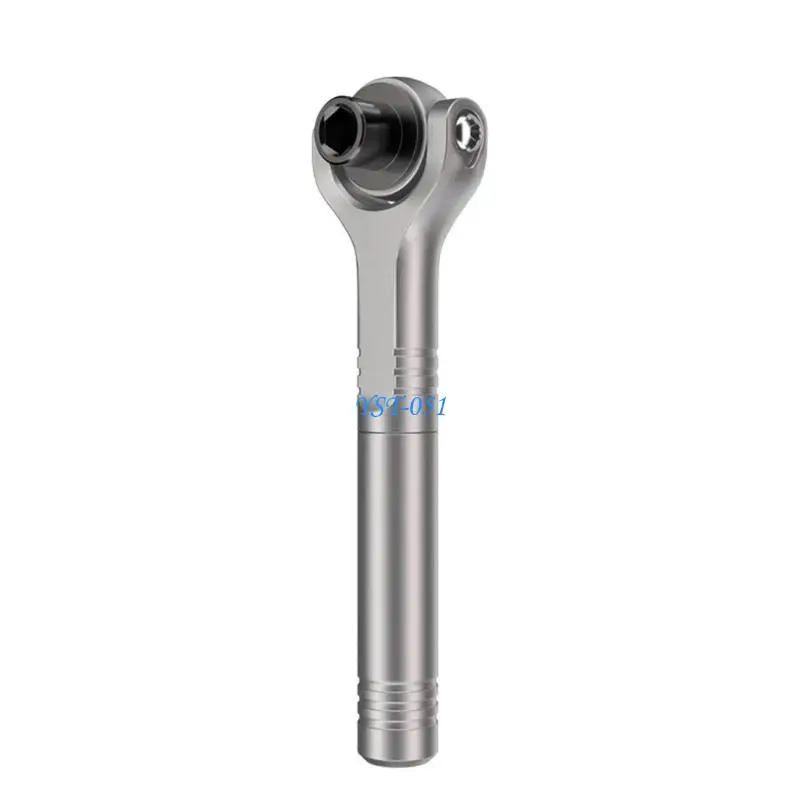 E15A Universal Ratchet Wrench With Multiangle Rotations For Tight Space And Multiple Screw Types In Homes Or Auto Repair