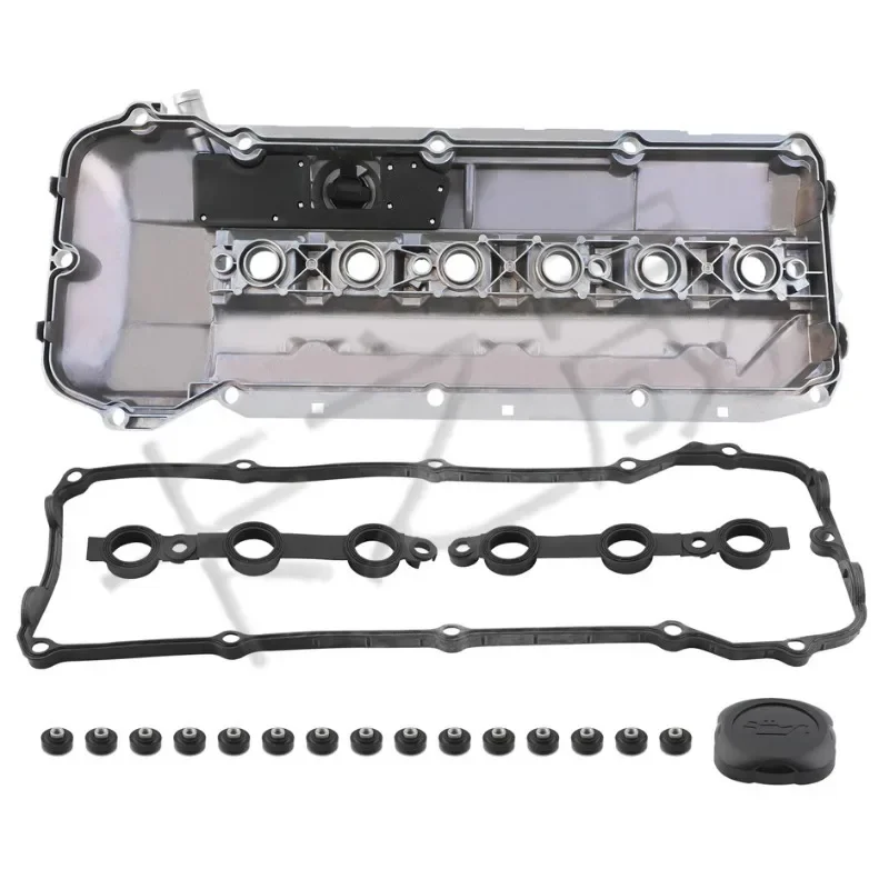 Suitable for BMW 3 Series 5 Series X5M54 engine aluminum alloy valve cover 11121432928