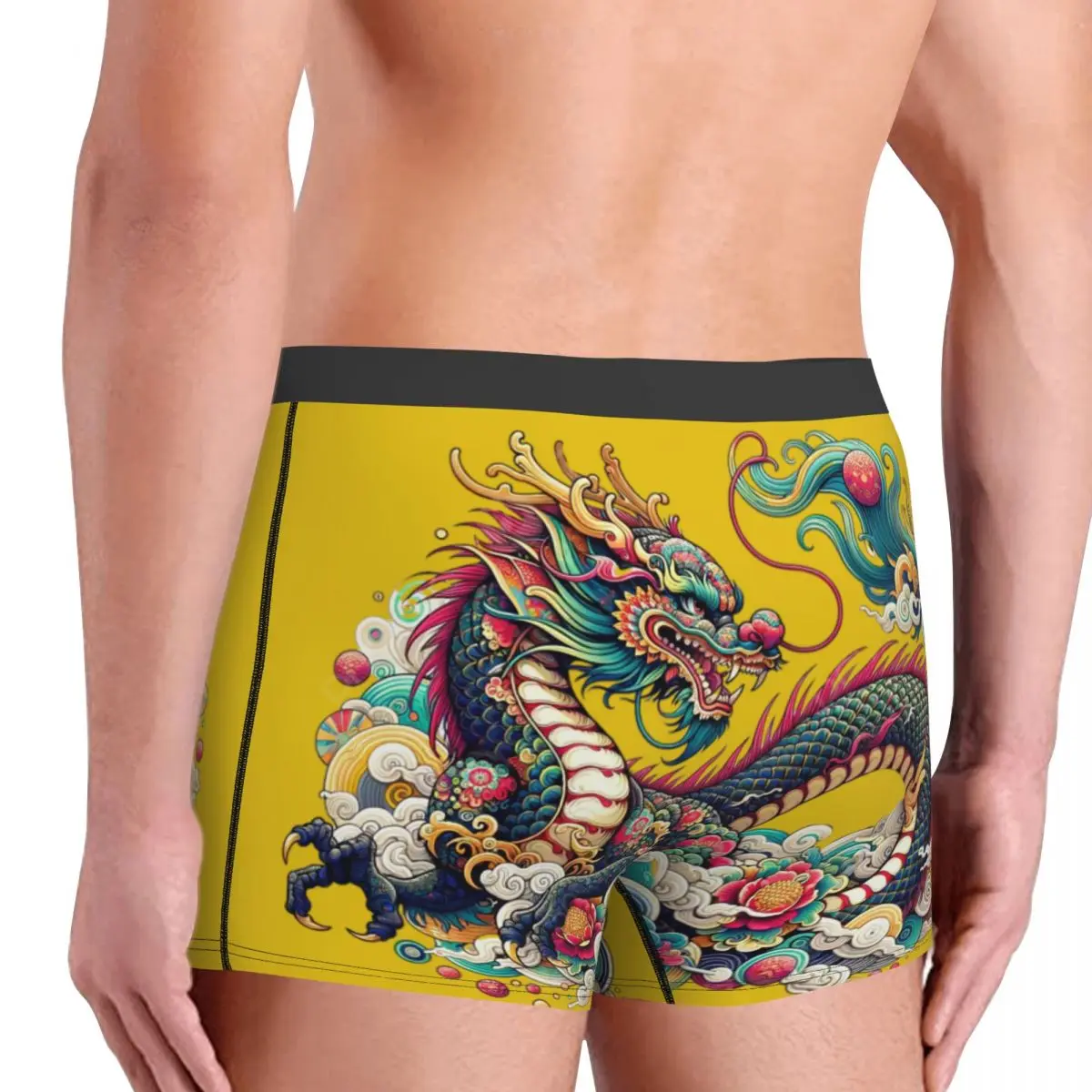 Chinese Dragon Mencosy Boxer Briefs Underpants Highly Breathable Top Quality Gift Idea