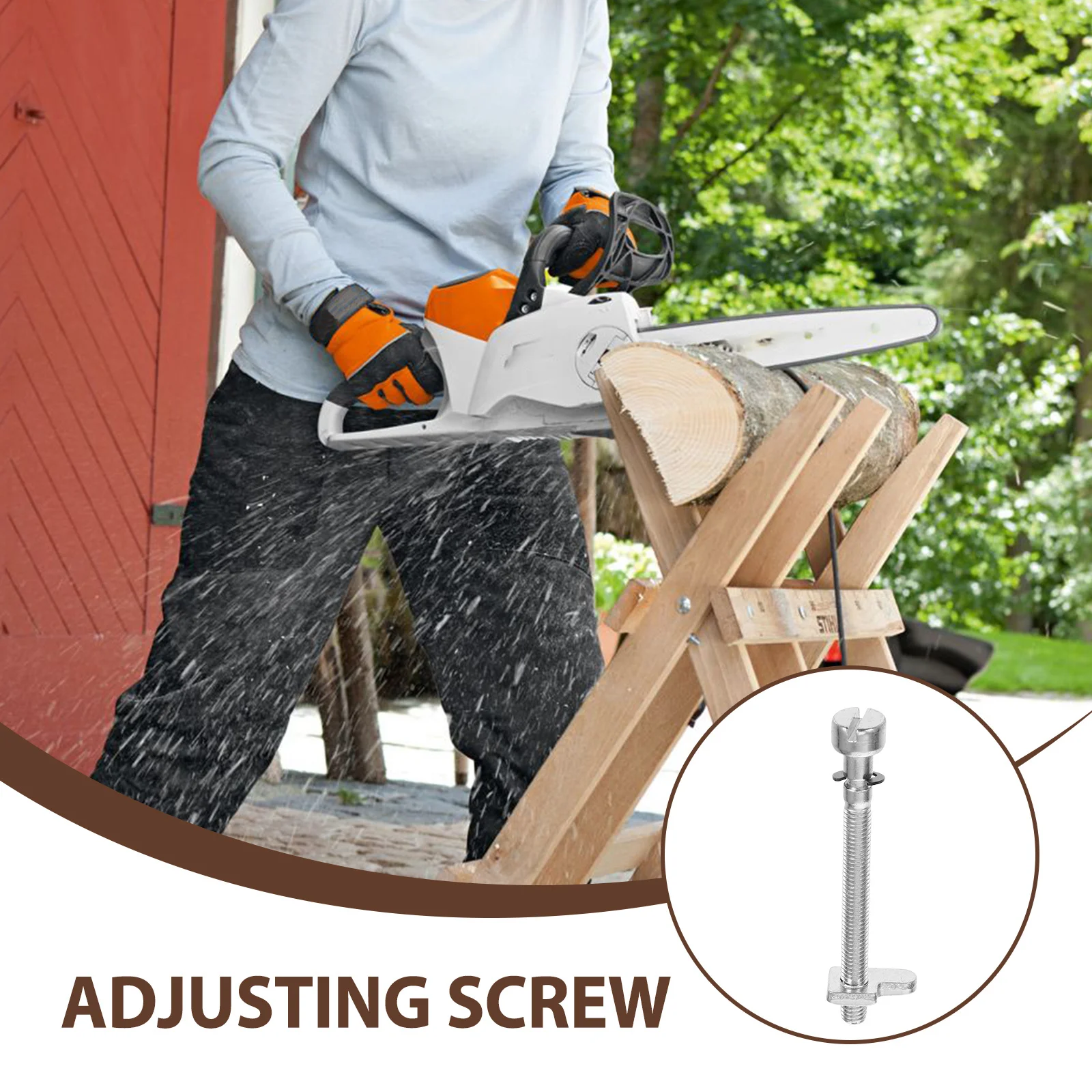 2 مجموعة سلسلة الموتر الضابط طقم مسامير ربط للوحة دليل المنشار 530016110 530015826 530069611 المسمار تعديل المعادن #2