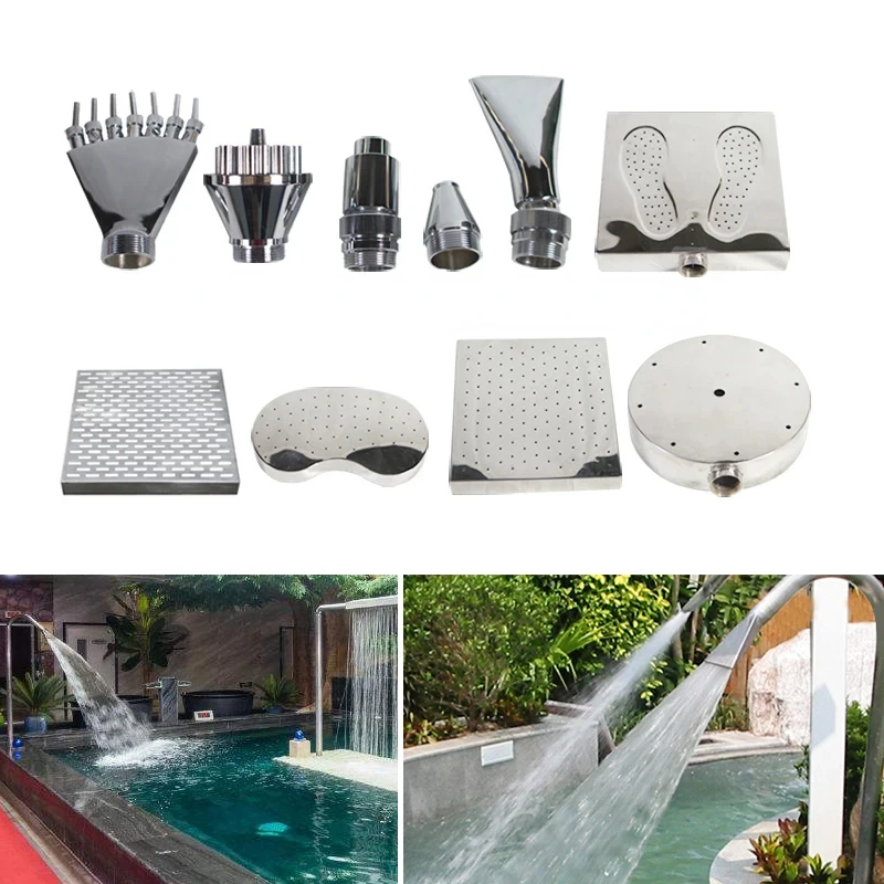 Stainless steel 304 water massager/Swimming pool equipment/spa equipment/universal duckbill head impact bath nozzle