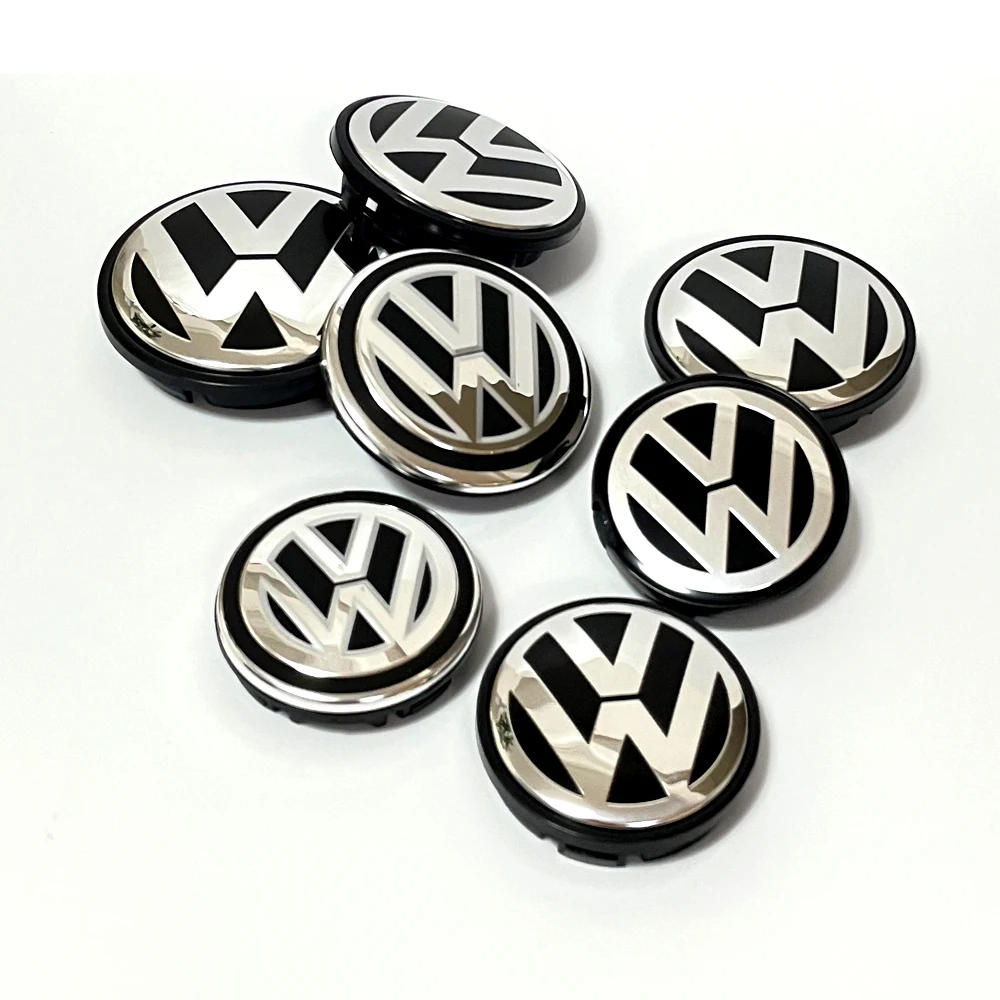 4pcs 55/56mm 65mm Car Styling Wheel Center Cap Hub Covers Badge 3B7601171 1J0601171 For VW Volkswagen Golf Sharan Passat Tiguan