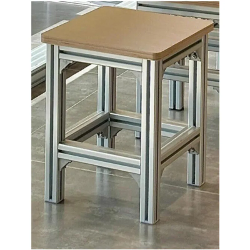 Тарелка из березового океана, алюминиевый профиль, кофейный стул, магазин чая с молоком, комбинация стола и стула