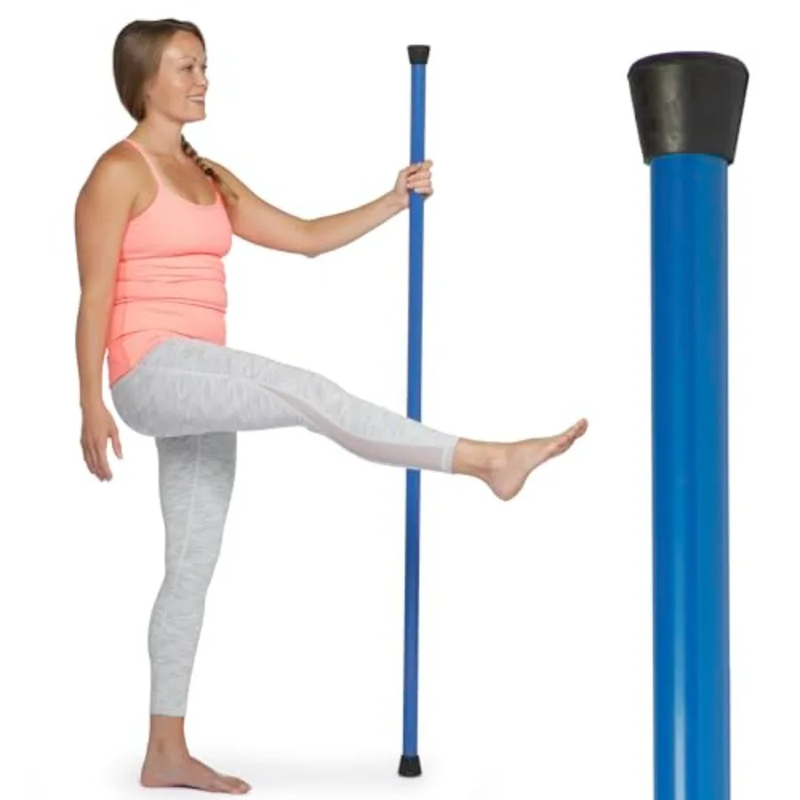 

Booyah Stik by Bob and Brad - Yoga Stick for Stretching Walking and Exercise - Physical Therapy Stick Pilates Stick or Fitness