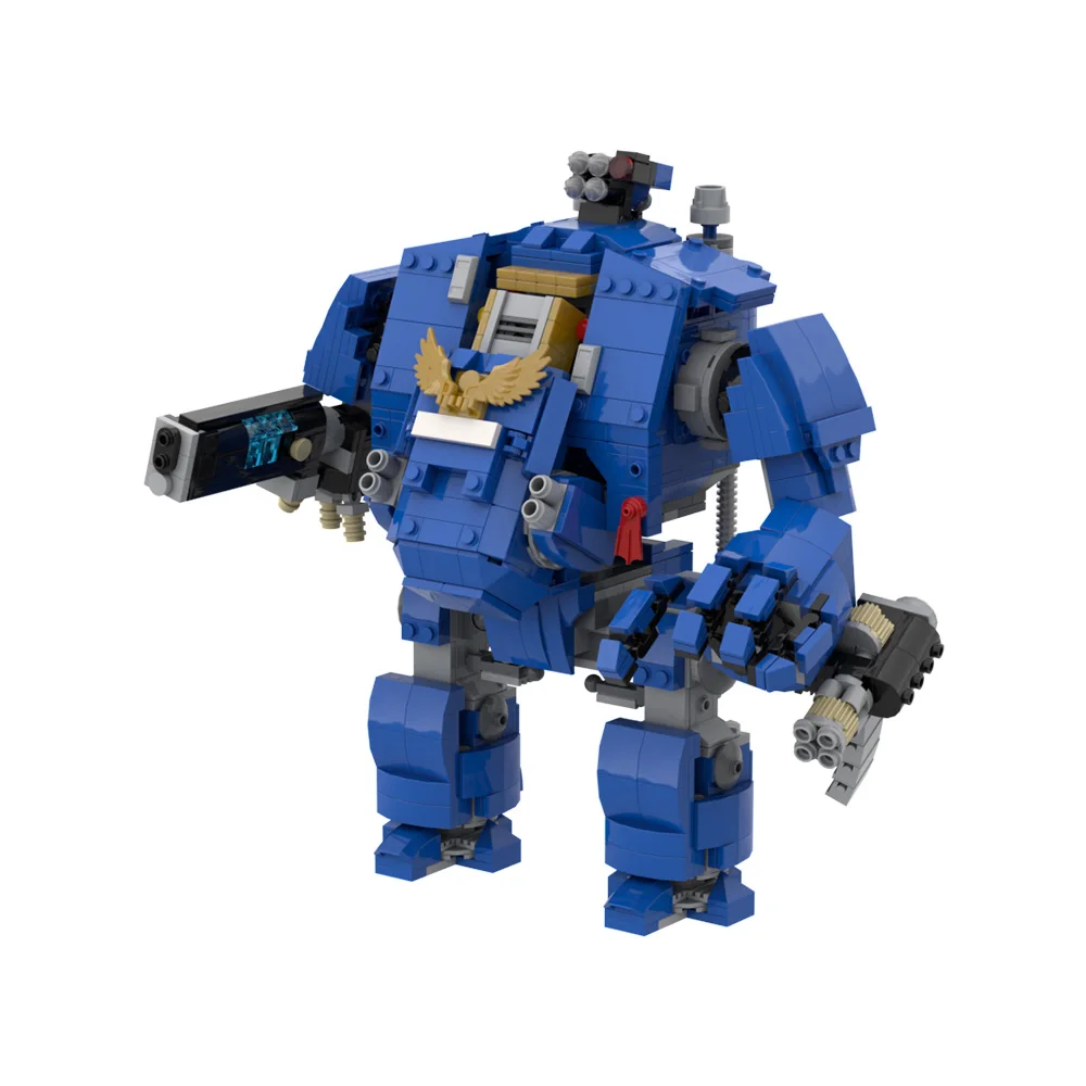 Moc robôs mecânicos uller kit fox battlemechs modelo blocos de construção primaris redemptor dreadnought mech robô tijolos brinquedo presente