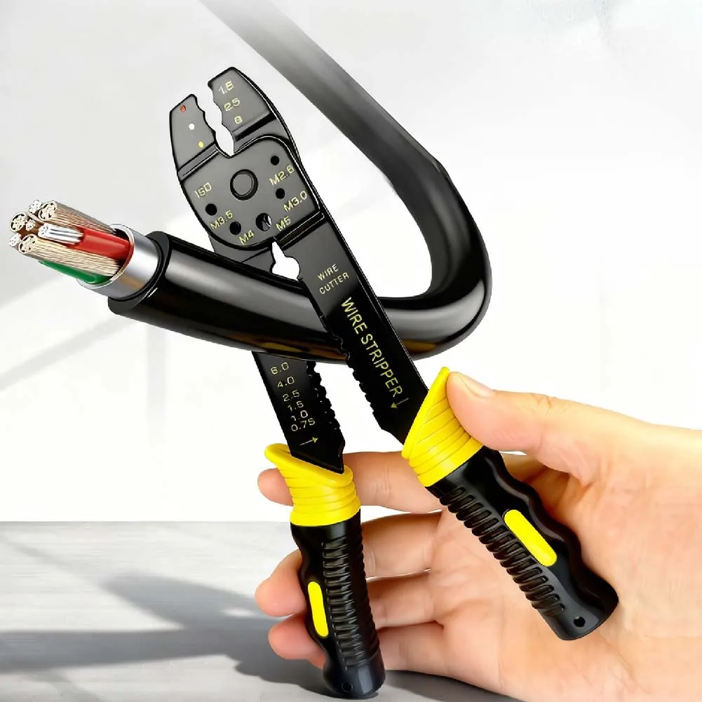 

Клещи для обжима проводов, саморегулирующиеся, с клеммами, набор инструментов для обжима проводов, 155x295 мм