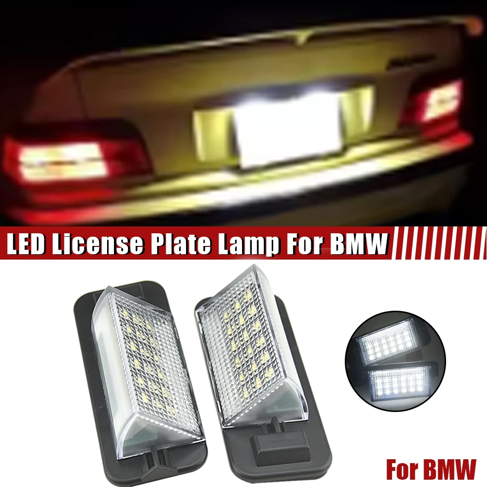 

Led License Plate Light White Number Plate Lamp Bulbs Fit For 3-series E36 318i 318is 318ti 320i 323i 325i 325is 328i 1992-1998
