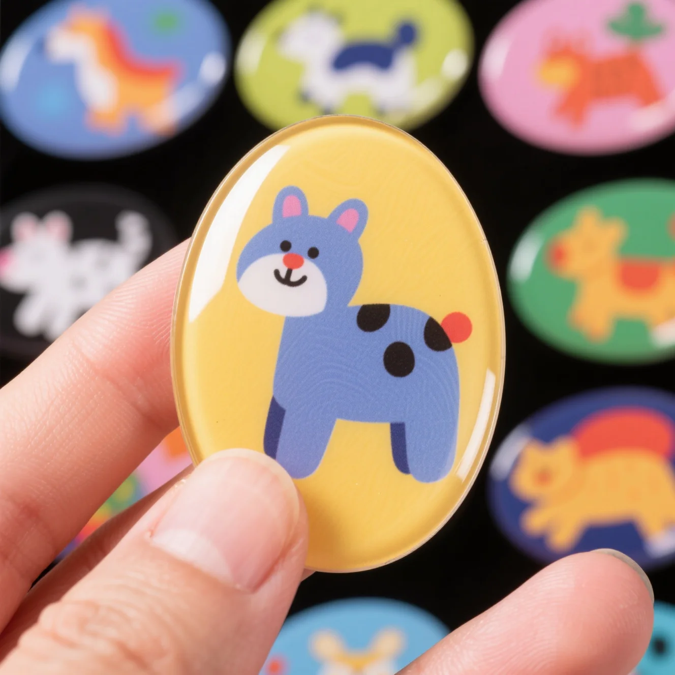 

Epoxy Resin Dome Stickers Perfect For Branding And Decoration