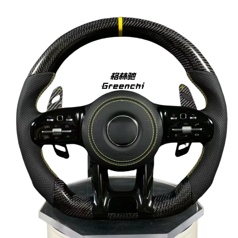

For Mercedes Benz Amg C E S G-Class W204 W205 W222 G500 G55 G63 S500 S320 Carbon Fiber Steering Wheel Customized Steering Wheel
