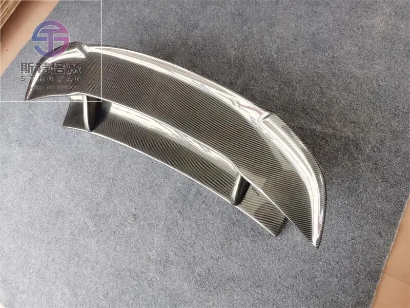 

Задний багажник из настоящего углеродного волокна GT Lip Wing Spoiler для Mclaren 650s MP4-12C, автомобильный гоночный автомобильный Стайлинг, комплект хвостового кузова