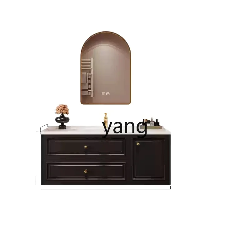 

LH retro bathroom cabinet combination ceramic integrated basin washbasin toilet wash basin