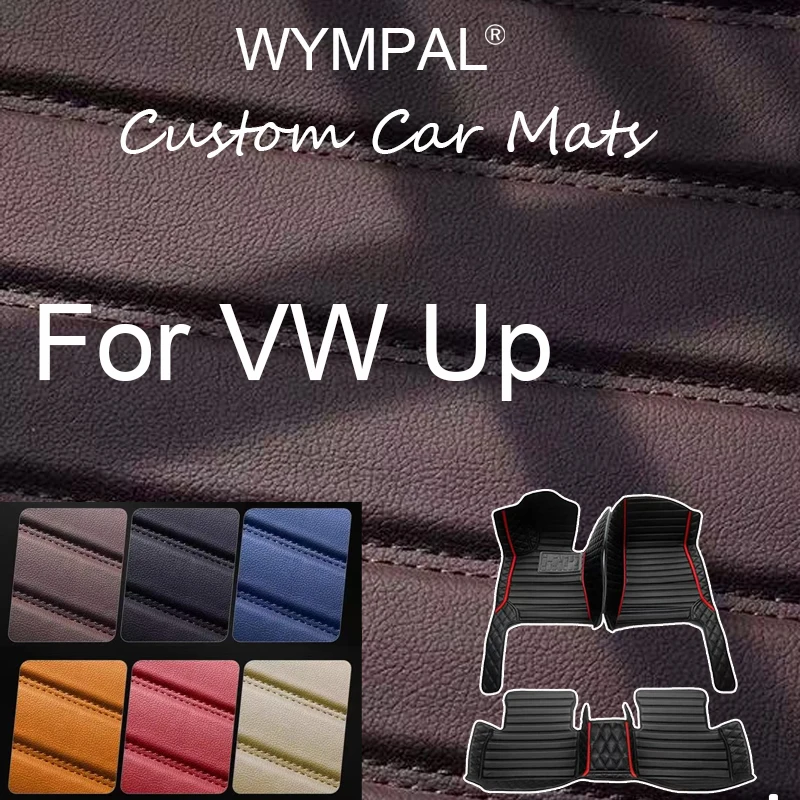 Tapete de carro de luxo para vw vw up 2012 ~ 2019 à prova dwaterproof água tapete automotivo para carro tapetes de carro accessoire voiture acessórios do carro