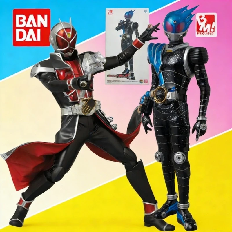 

BANDAI & MEDICOM TOY Original Project BM RAH Series Kamen Rider Meteor Leather Suit Action Figure Model Toy Gift for Boys