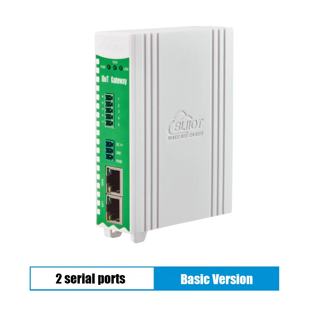Convertidor de Protocolo BLIIOT IoT Gateway Modbus a Ethernet/IP, Comunicaciones Rs232/Rs485 Modbus RTU, Modbus TCP a Ethernet/IP