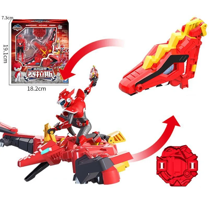Newest Mini Force Transformation Toys Action Figures Mini Force X Simulation Animal Dinosaur Deformation Mini Agent Toy