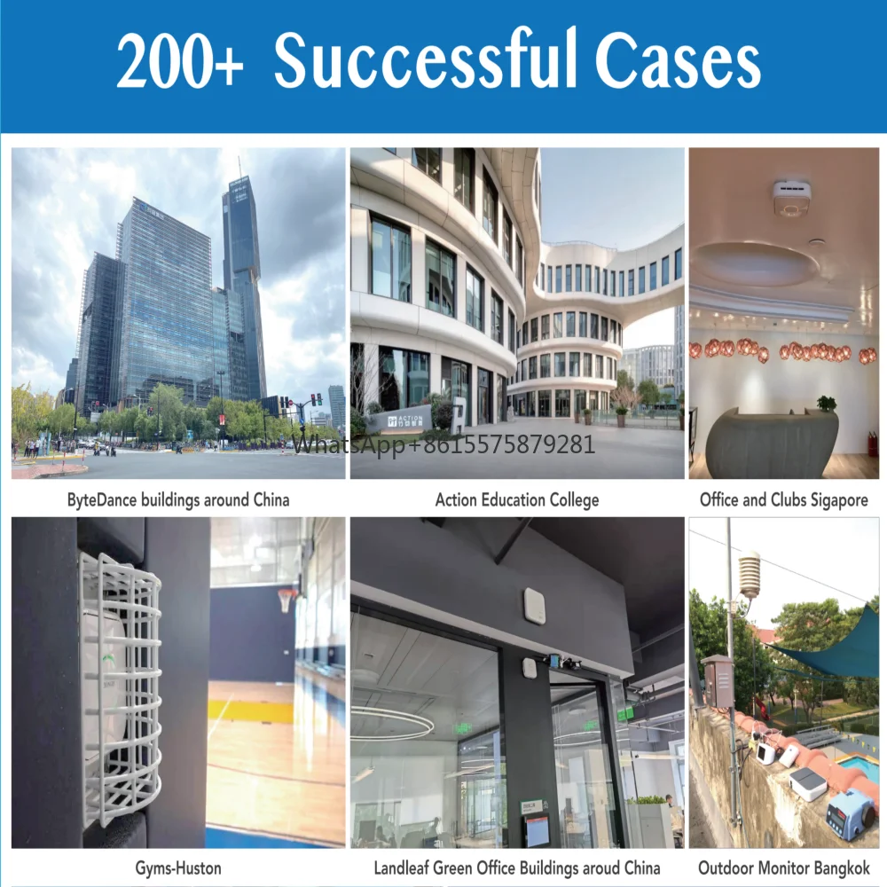 Manufacturer's Wifi Temperature Sensor and Humidity fo Ventilation Control Systems