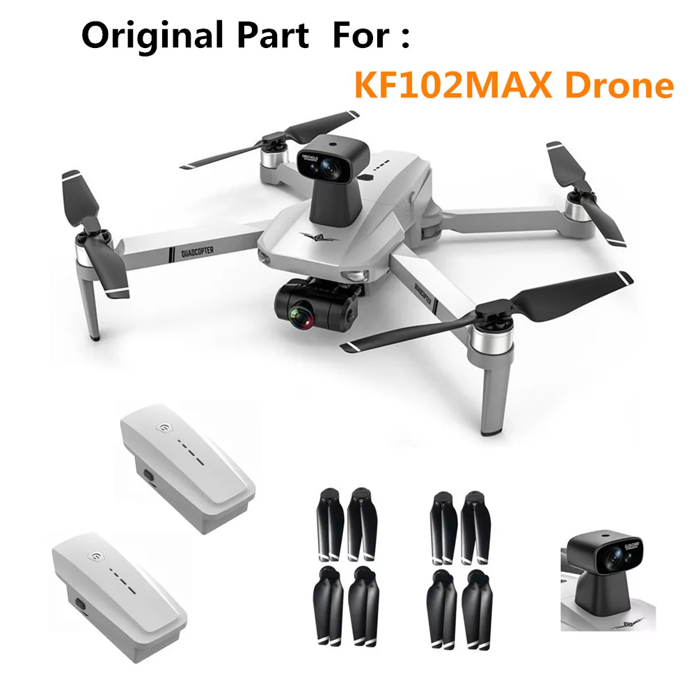 KF102MAX Drone Original Accessories Battery 7.4v 2200Mah /  Propeller Blade / KF102MAX Drone Parts KF102MAX Drone Battery