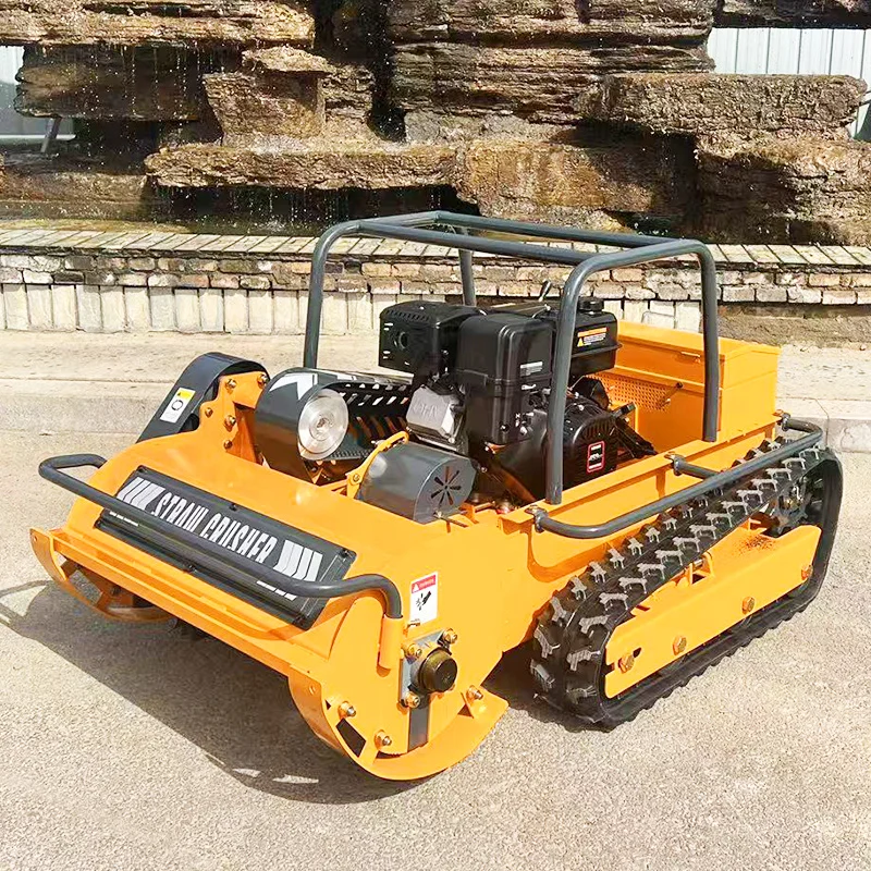 맞춤형 플레일 모어 정원 잔디 농장 완전 크롤러 농업 조경