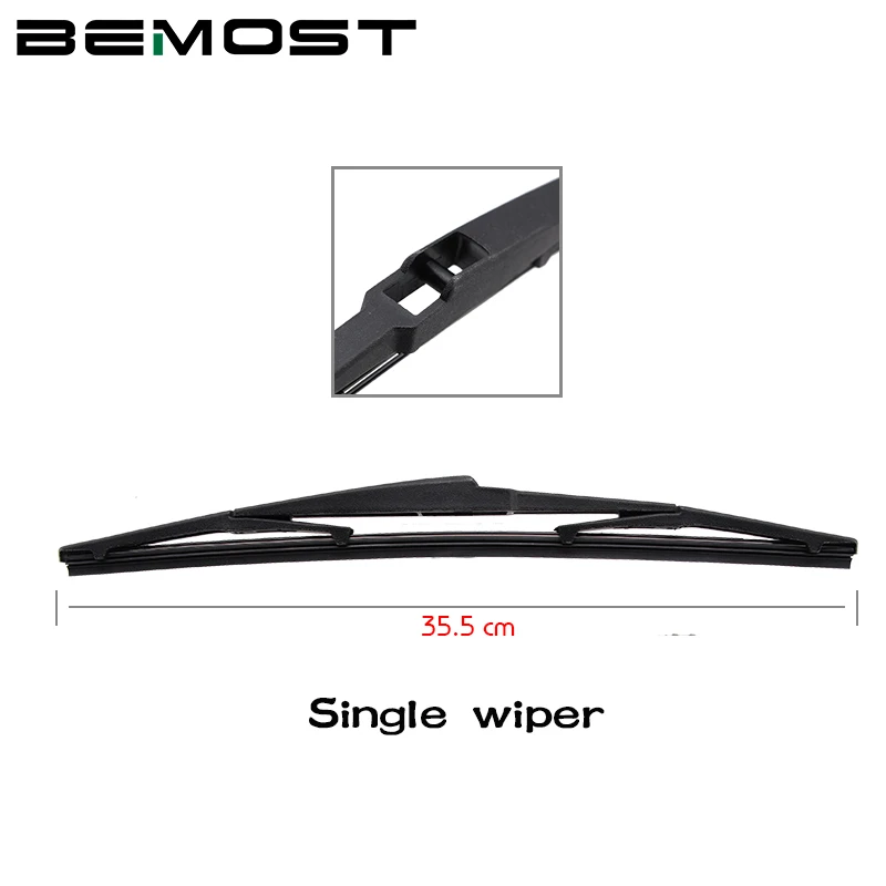 BEMOST Car Rear Windshield Wiper Arm Blade Brushes For BYD S6 355MM 2011 2012 2013 2014 2015 2016 2017 2018 Hatchback Accessorie