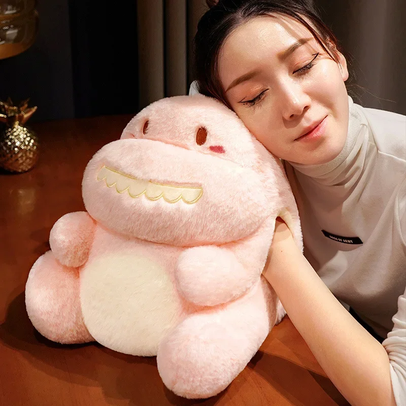 Adorable Matcha Green Dinosaur Plush Toy for Kids Soft Cuddly Stuffed Animal Birthday Christmas Gift Hand Warmer Pillow Decor