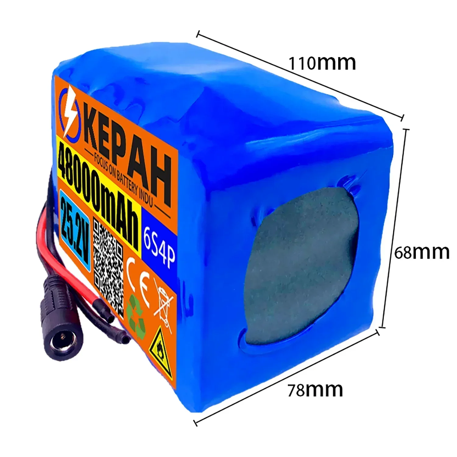 6S4P 25.2V 48000mAh 100% Original Lithium-ion battery+Charger Suitable for cordless power tool batteries