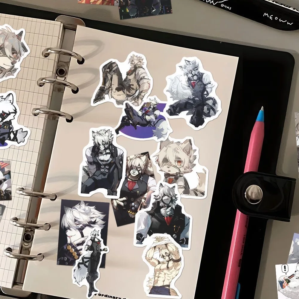 166 قطعة من ملصقات Lykahn، بدون ألعاب، رسوم متحركة شخصية، حافظات هواتف محمولة أنيمي، ملاحظات، ملصقات حساب، DIY