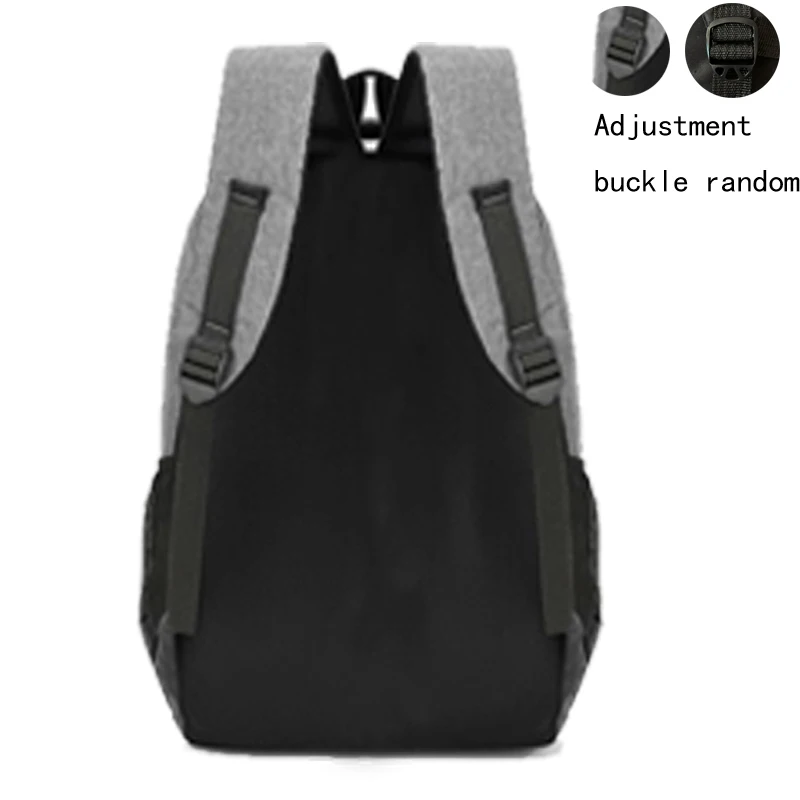 Generous Capacity Travel Backpack, Solid‑Color Nylon Laptop Bag for Men Daily Work, School & Outdoor Leisure Time