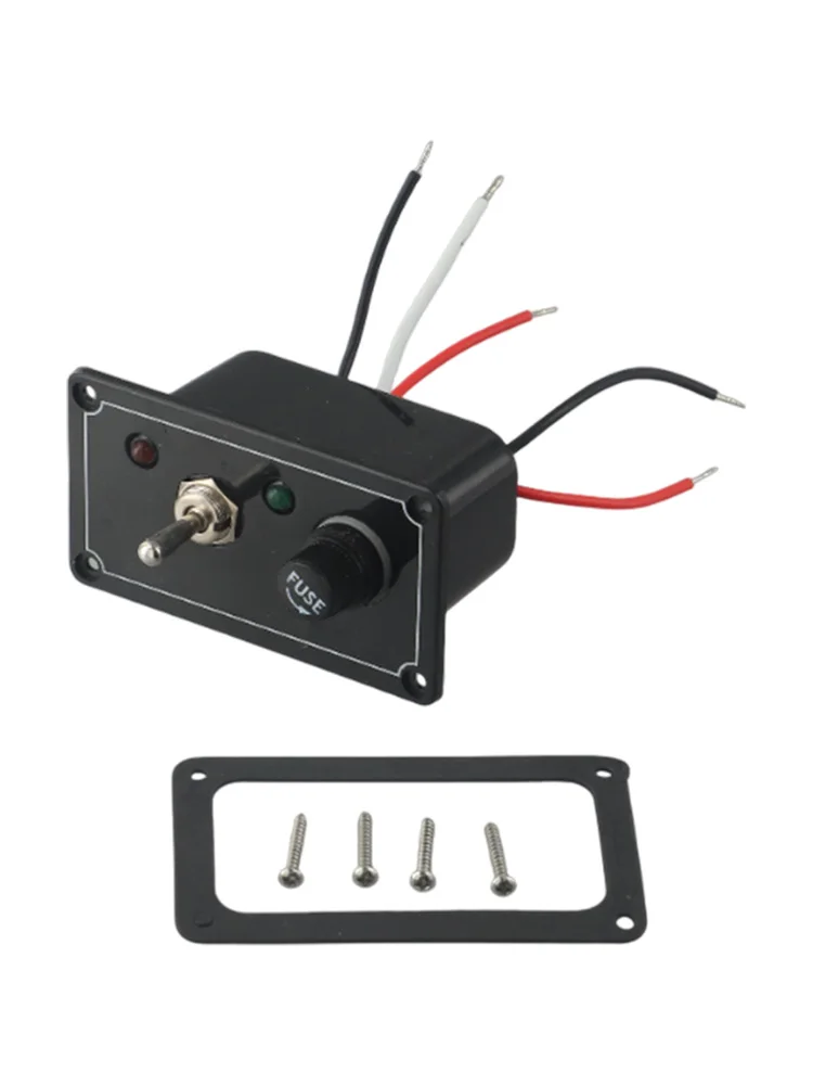 3 Position Bilge Pump Switch Panel for DC 12V Applications Designed for Boats Yachts and RVs with Circuit Protection