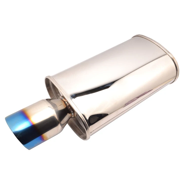 Hot-selling Super Quiet Generator Muffler, Titanium Car Exhaust Muffler