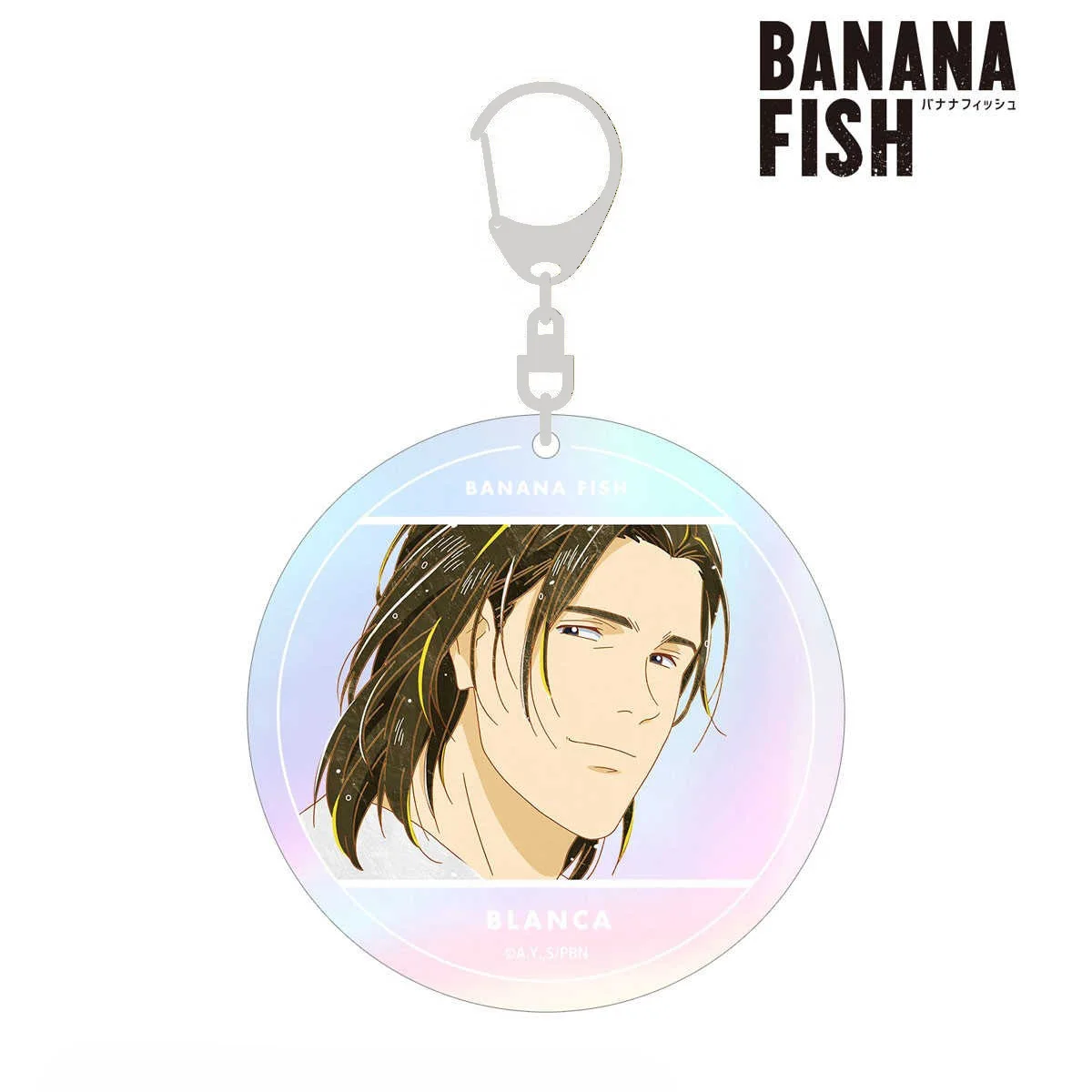 Toko Anime pesona BANANA FISH Eiji Okumura Ash Lynx akrilik HD Aurora karakter gantungan kunci liontin ornamen koleksi sekitar 6cm