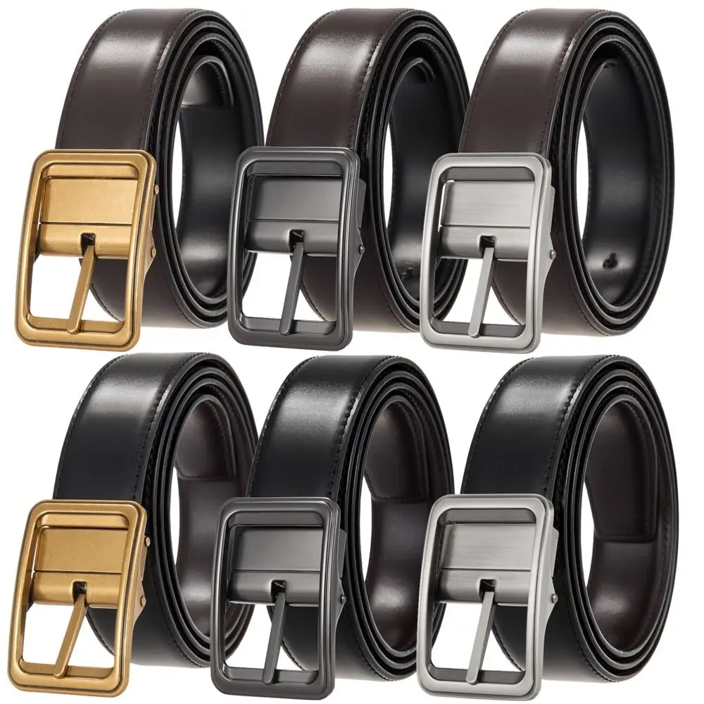 

Business Luxury Design Genuine Leather Belt Casual Versatile Waist Strap Trouser Dress Belts